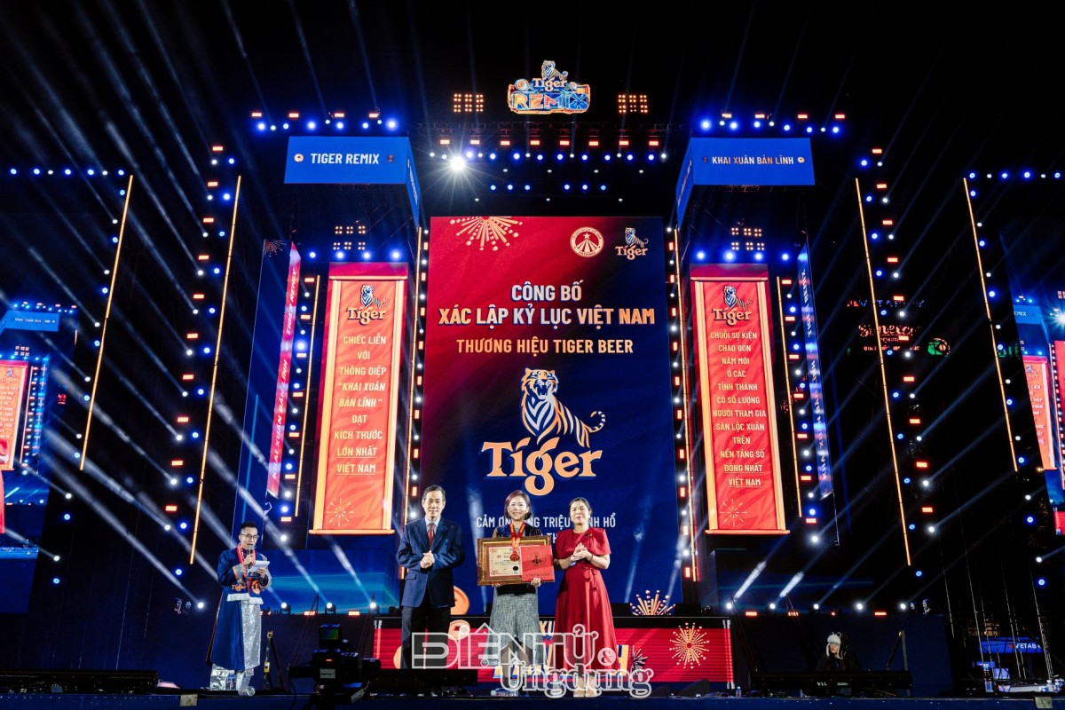 Tiger Beer xác lập kỷ lục mới