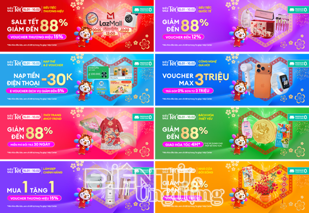 Lazada khởi động chiến dịch “Siêu Sale Tết” 2026