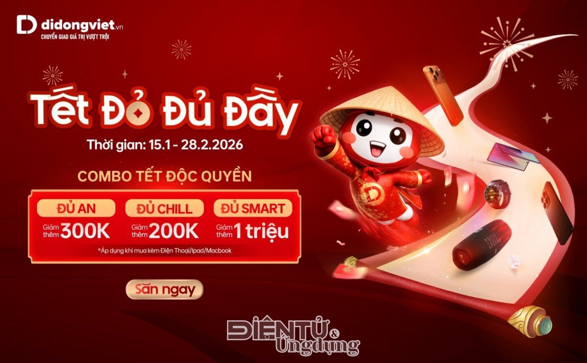 “Tết đỏ đủ đầy” cùng Di Động Việt