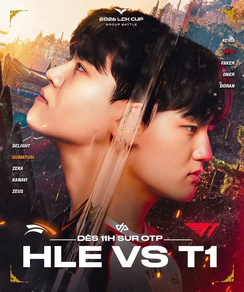 Đại chiến tâm điểm LCK Cup 2026 giữa T1 với HLE