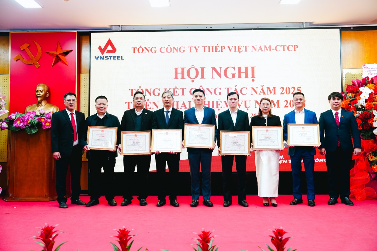 VNSTEEL kiên định mục tiêu tối ưu hóa vận hành, duy trì đà tăng trưởng bền vững