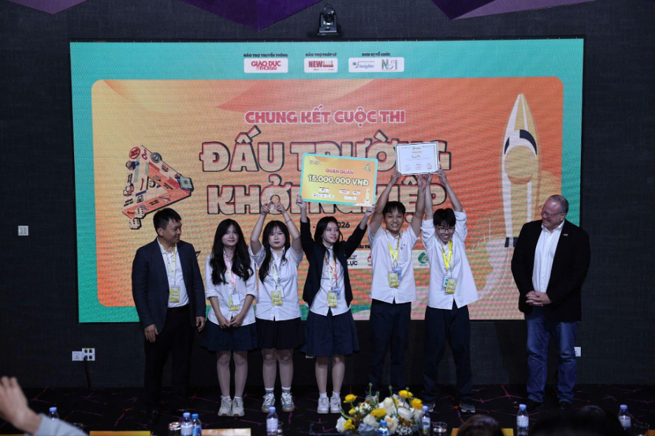 Dự án thời trang bền vững của học sinh giành quán quân cuộc thi 