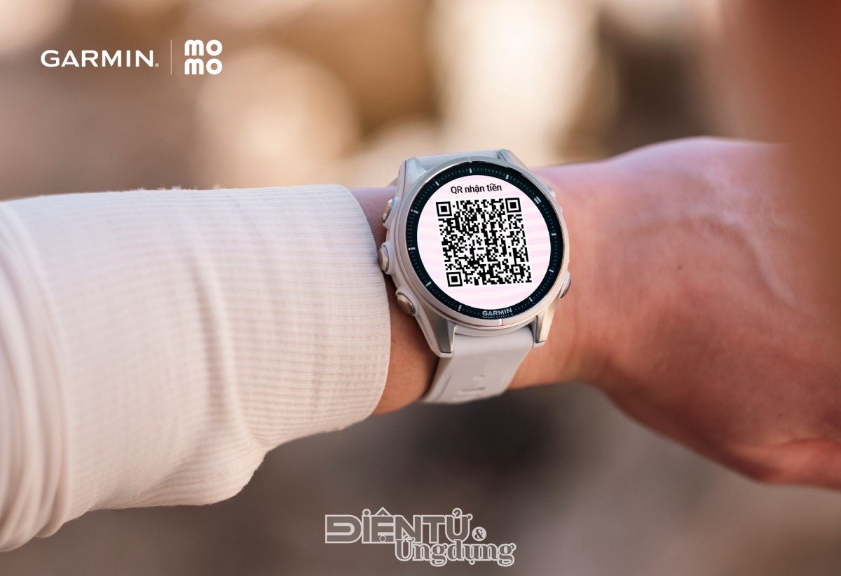 MoMo đã được tích hợp trên đồng hồ Garmin
