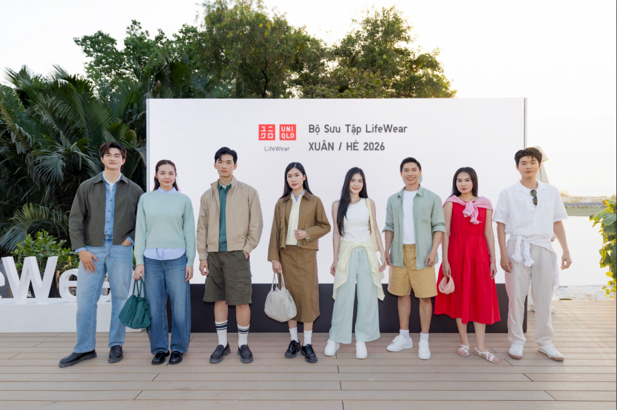 UNIQLO ra mắt BST LifeWear Xuân/Hè 2026 với 'Màu sắc mới, kiểu dáng mới' UNIQLO ra mắt BST LifeWear Xuân/Hè 2026 với 'Màu sắc mới, kiểu dáng mới'
