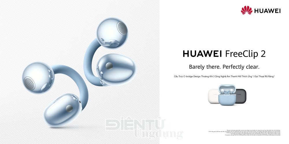 HUAWEI FreeClip 2 chính thức mở bán với giá 4.490.000 HUAWEI FreeClip 2 chính thức mở bán với giá 4.490.000