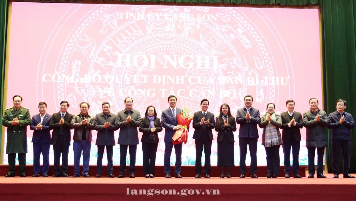 Tân Phó Bí thư Tỉnh ủy Lạng Sơn là ai?