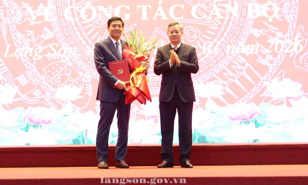 Tân Phó Bí thư Tỉnh ủy Lạng Sơn là ai?