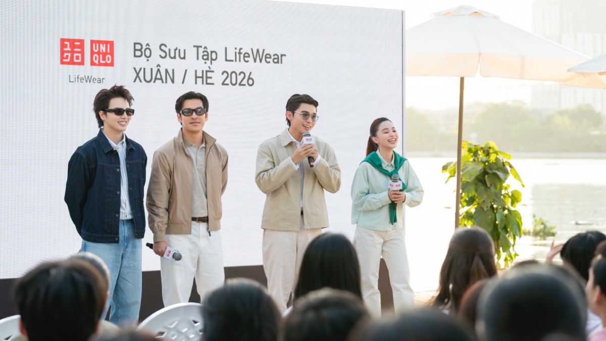 Những hình ảnh từ sự kiện ra mắt BST UNIQLO : C Xuân/Hè 2026 của Uniqlo