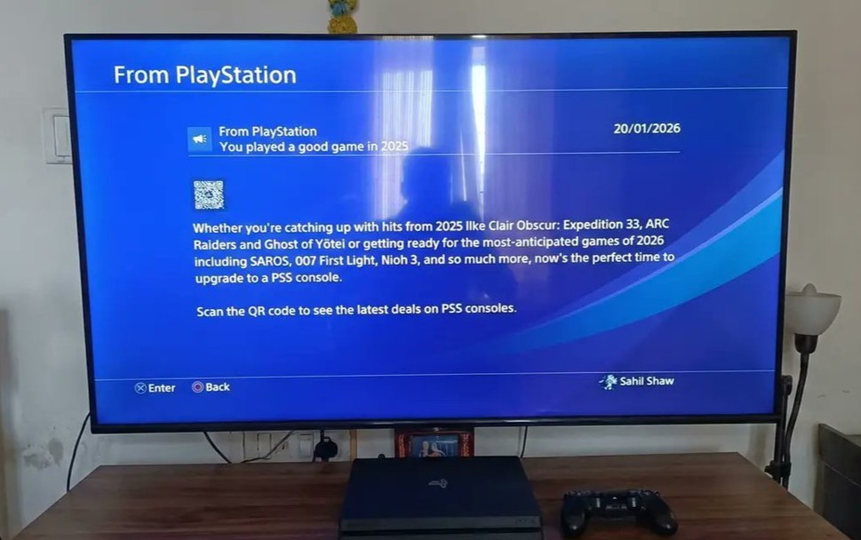 Thông điệp Sony gửi đến người dùng PS4. Nguồn ảnh: GameGPU. Thông điệp Sony gửi đến người dùng PS4. Nguồn ảnh: GameGPU.