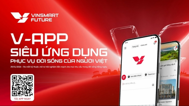 Siêu ứng dụng một chạm V-App của VinSmart Future có gì?