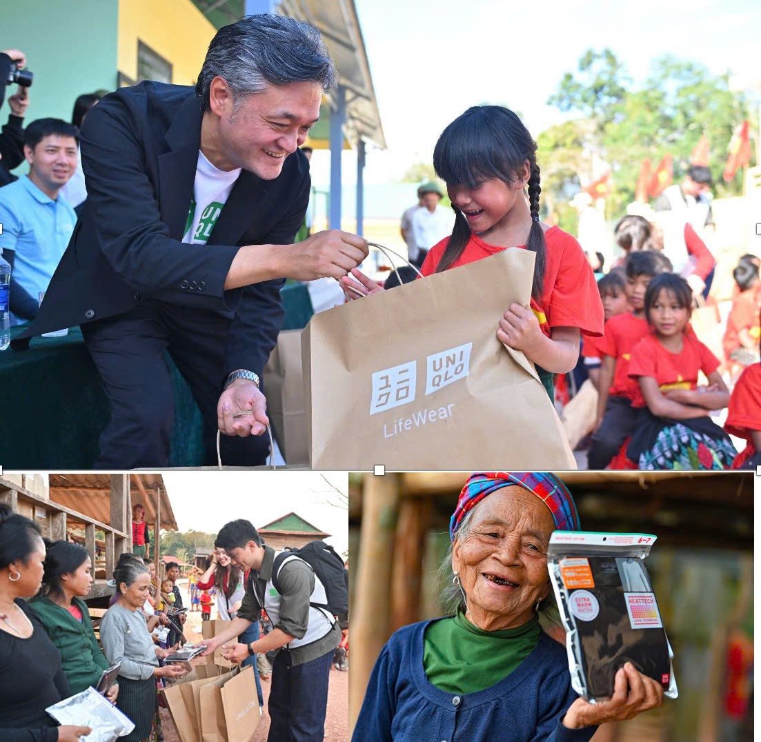 UNIQLO Việt Nam và Quỹ Hy Vọng khánh thành công trình giáo dục tại xã Thượng Trạch