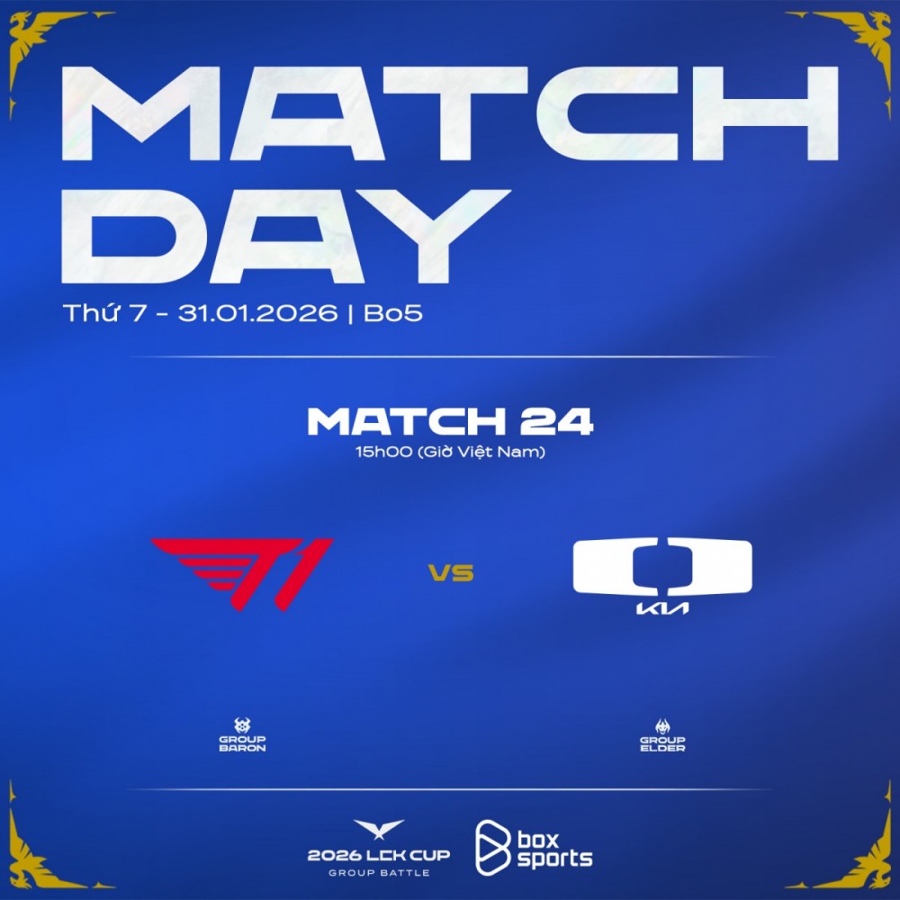 Đại chiến LCK Cup 2026 giữa T1 với DK