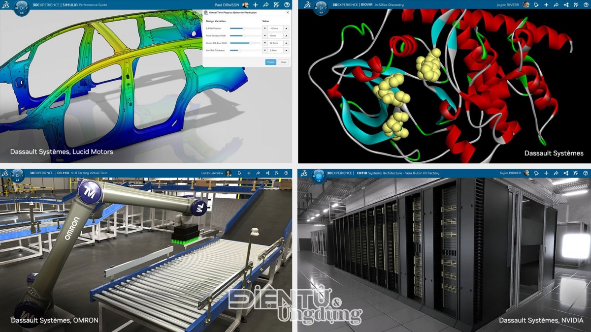 Dassault Systèmes và NVIDIA hợp tác phát triển