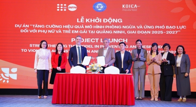 UNFPA khởi động dự án ứng phó bạo lực giới tại Quảng Ninh