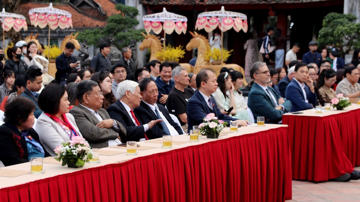 Khai mạc trưng bày 'Sử đá lưu danh' tại Văn Miếu - Quốc Tử Giám