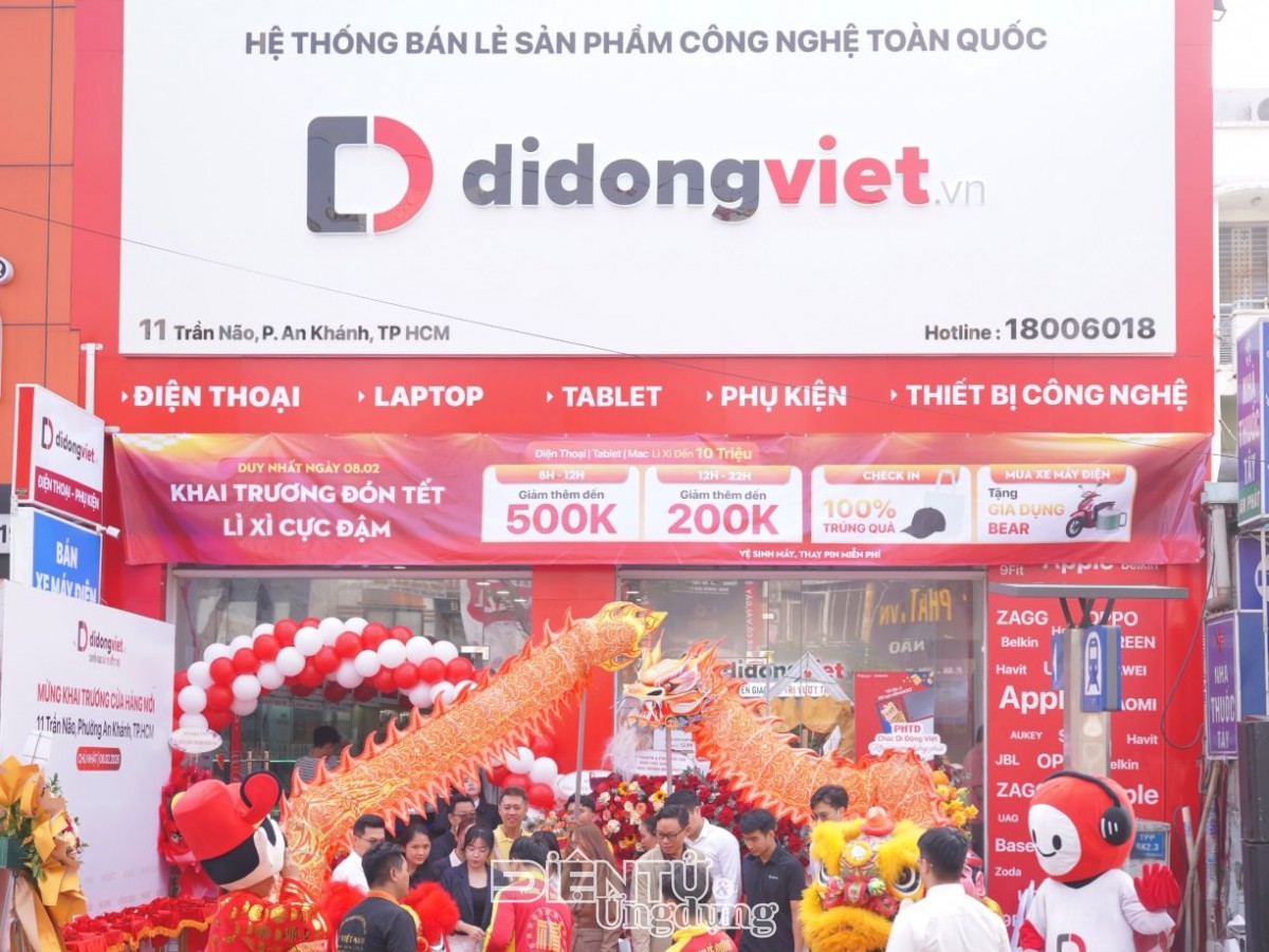 Di Động Việt khai trương trung tâm mua sắm công nghệ mới