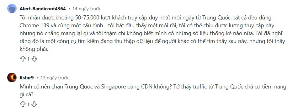 Website toàn cầu đột ngột tăng lưu lượng từ Trung Quốc - do đâu?