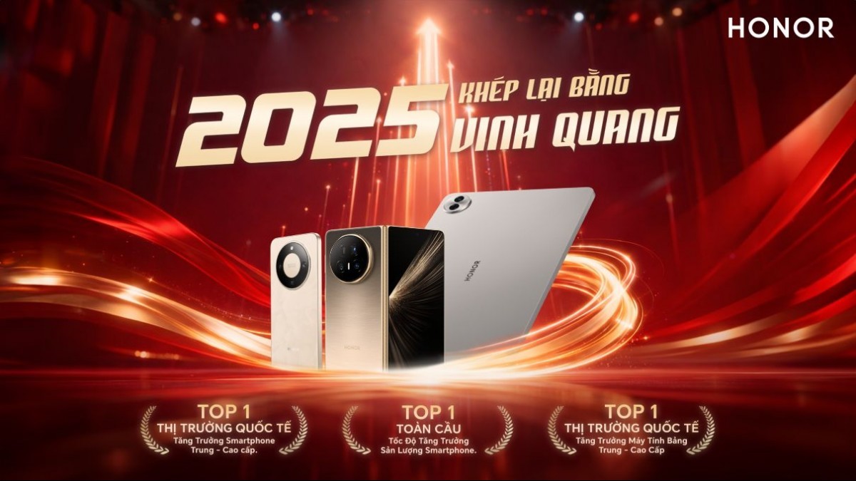 ​Lý do nào giúp HONOR ghi nhận tốc độ tăng trưởng 11%