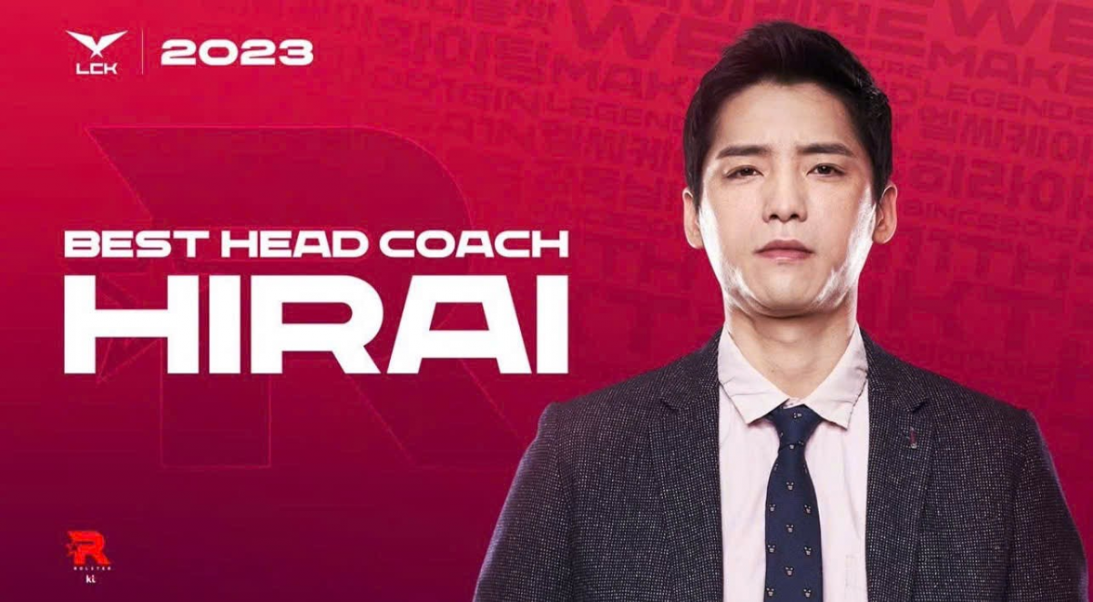 HLV Hirai là huấn luyện viên xuất sắc nhất tại LCK năm 2023
