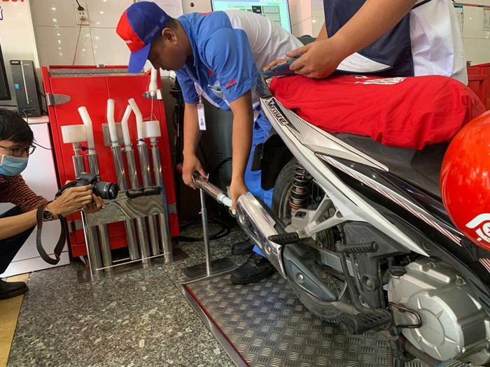 Kiểm định khí thải xe mô tô, xe gắn máy