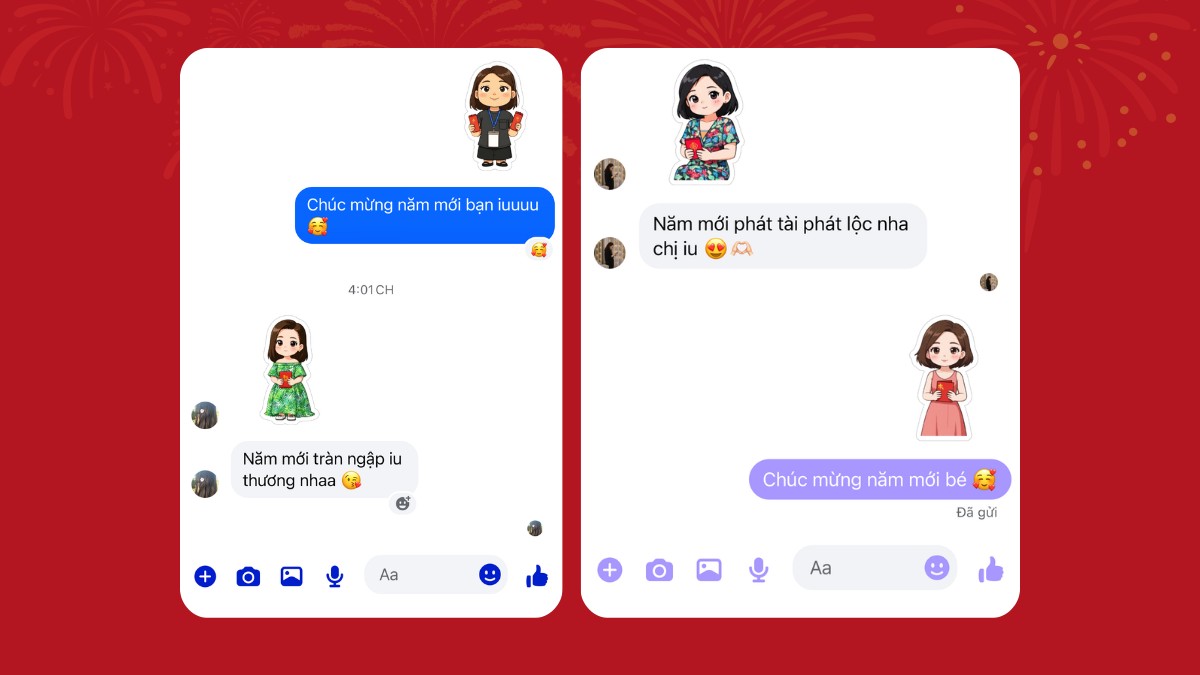 Tết biến hình cùng loạt tính năng AI siêu yêu của Meta