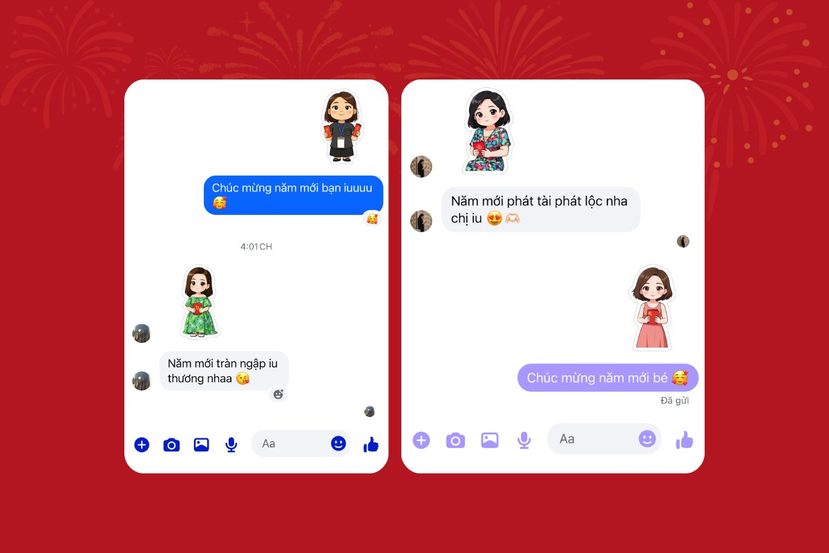 Tết biến hình cùng loạt tính năng AI siêu yêu của Meta