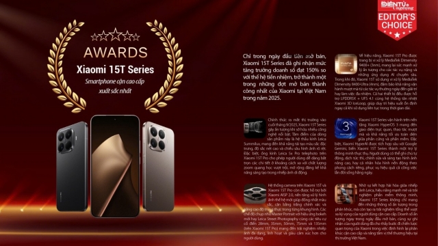 Xiaomi 15T Series: smartphone cận cao cấp xuất sắc nhất