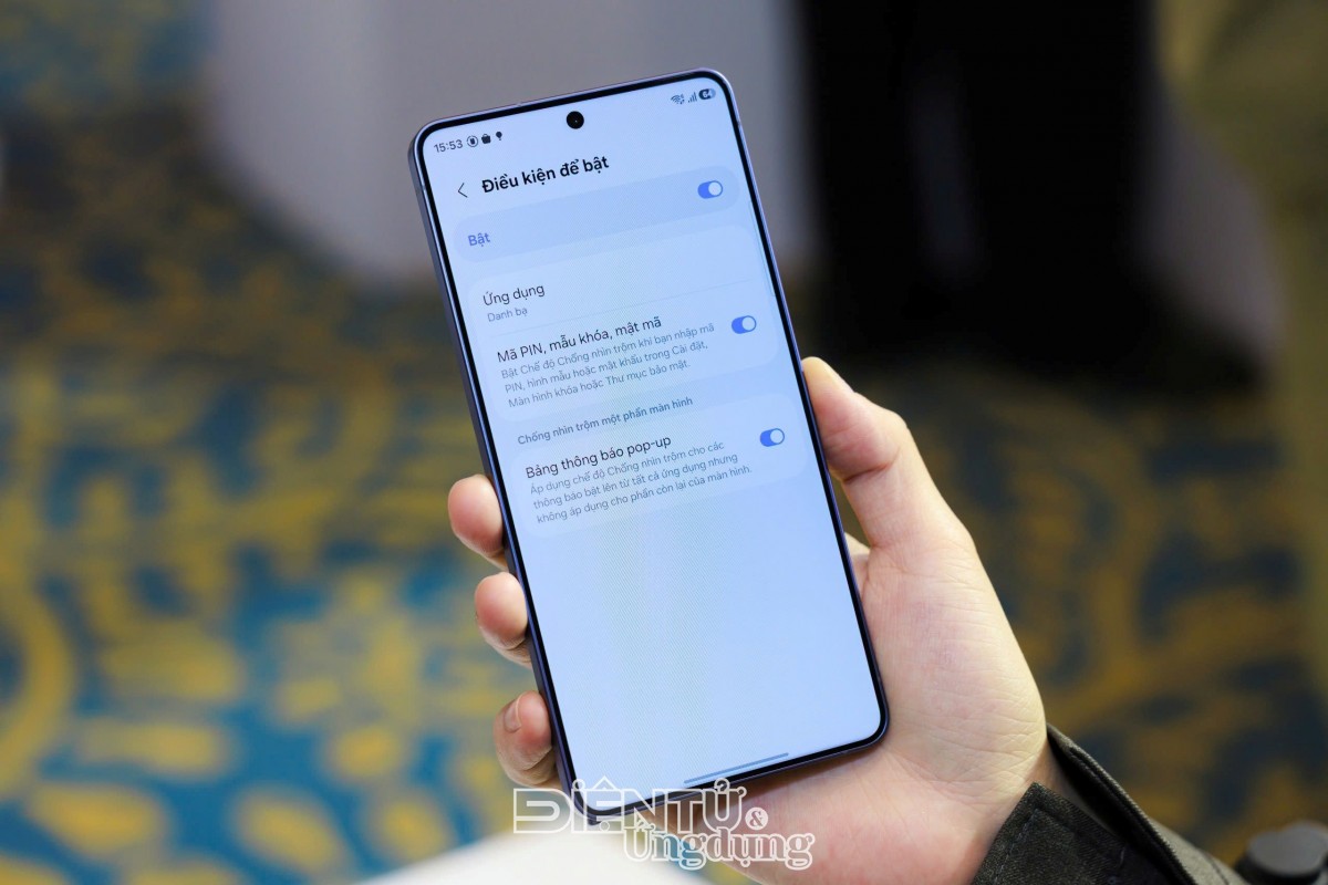 Tính năng Chống Nhìn Trộm trên điện thoại Samsung Galaxy S26 Ultra