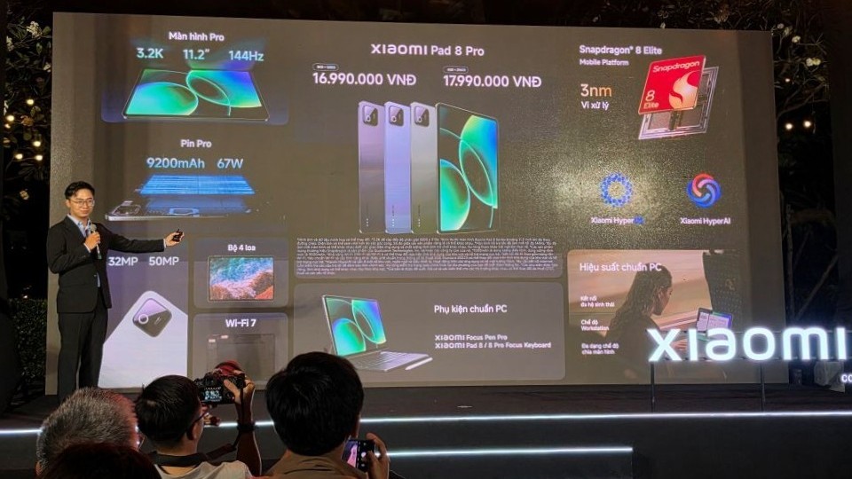 Xiaomi Pad 8 Series chính thức lên kệ