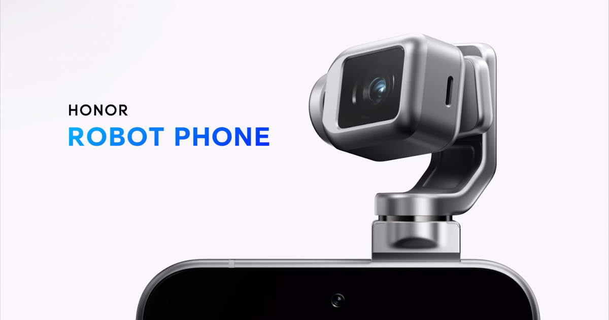 HONOR ROBOT PHONE tại MWC 2026. Ảnh: Indianexpress HONOR ROBOT PHONE tại MWC 2026. Ảnh: Indianexpress