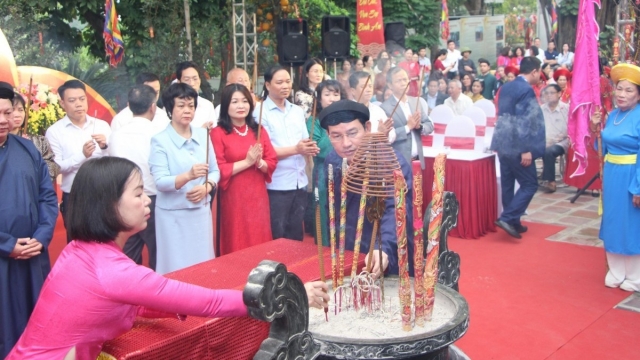 Lần đầu khai Ấn Xuân Bính Ngọ tại đền Voi Phục - Lan tỏa giá trị Thăng Long Tứ Trấn