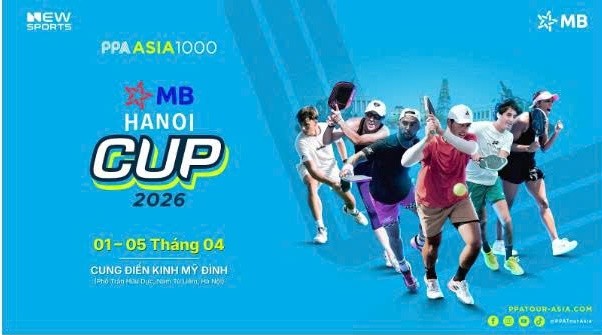 MB Bank tiếp tục là Nhà tài trợ Danh xưng PPA Asia 1000 - MB Hanoi Cup 2026 MB Bank tiếp tục là Nhà tài trợ Danh xưng PPA Asia 1000 - MB Hanoi Cup 2026