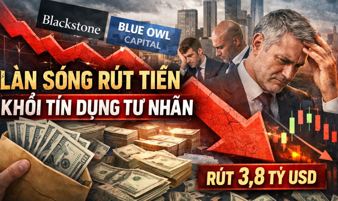 Lĩnh vực tín dụng tư nhân đối mặt với làn sóng rút vốn mạnh mẽ từ các nhà đầu tư