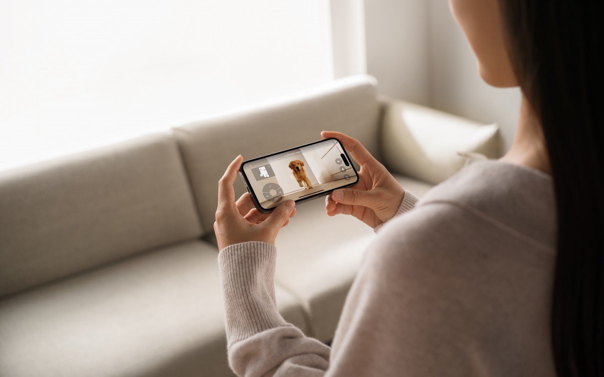 Người dùng có thể theo dõi bản đồ căn nhà theo thời gian thực qua DJI Romo. Ảnh: DJI