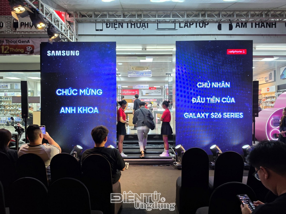 CellphoneS mở bán sớm cho gần 3.000 khách đặt Galaxy S26 Series