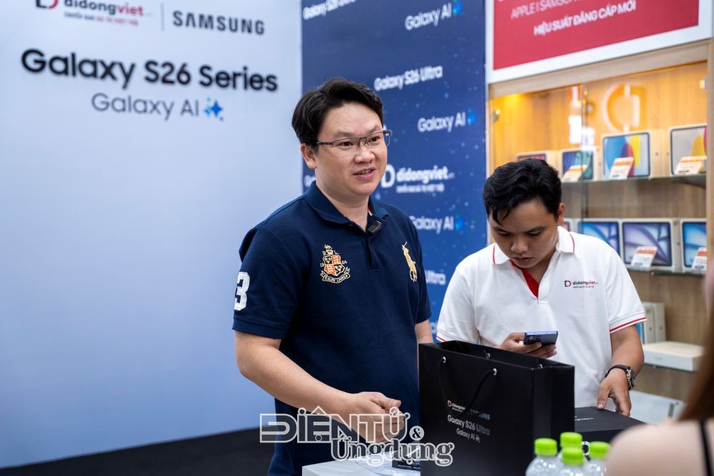 Di Động Việt trả hàng sớm Galaxy S26 Series