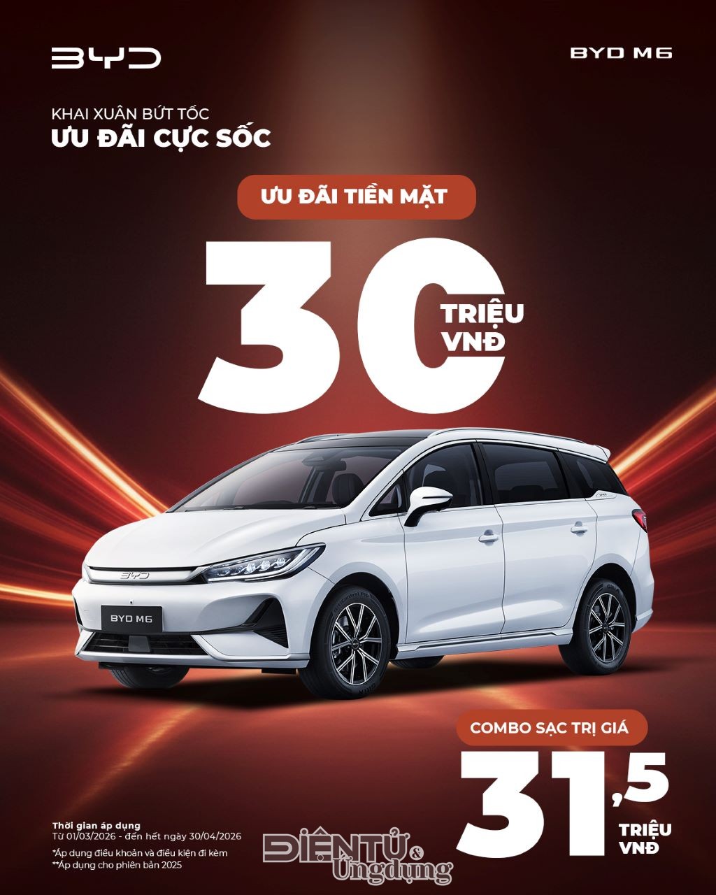 Cùng BYD Việt Nam khai xuân bứt tốc nhận ưu đãi cực sốc