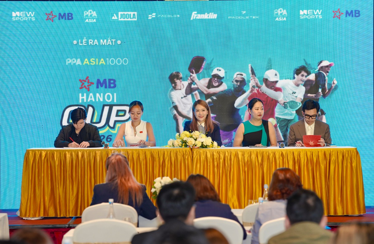 Gần 700 tay vợt tham dự Giải Pickleball PPA Asia 1000 – MB Hanoi Cup 2026 tại Hà Nội