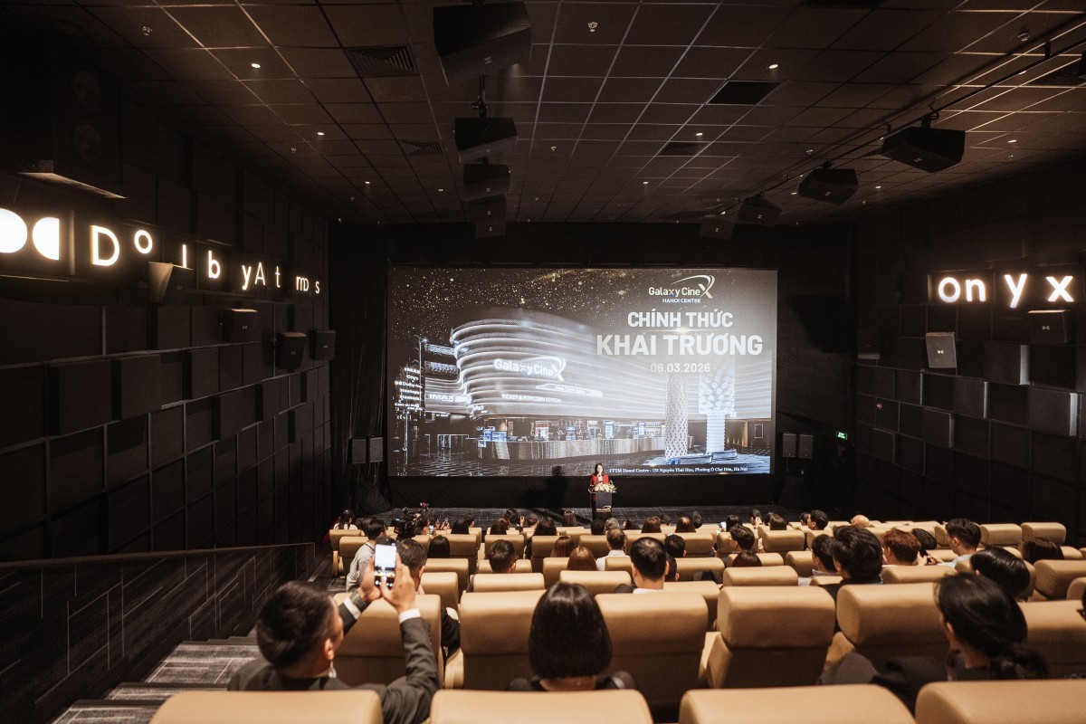 Galaxy CineX - Hanoi Centre chính thức khai trương, nâng chuẩn trải nghiệm rạp chiếu phim tại Hà Nội