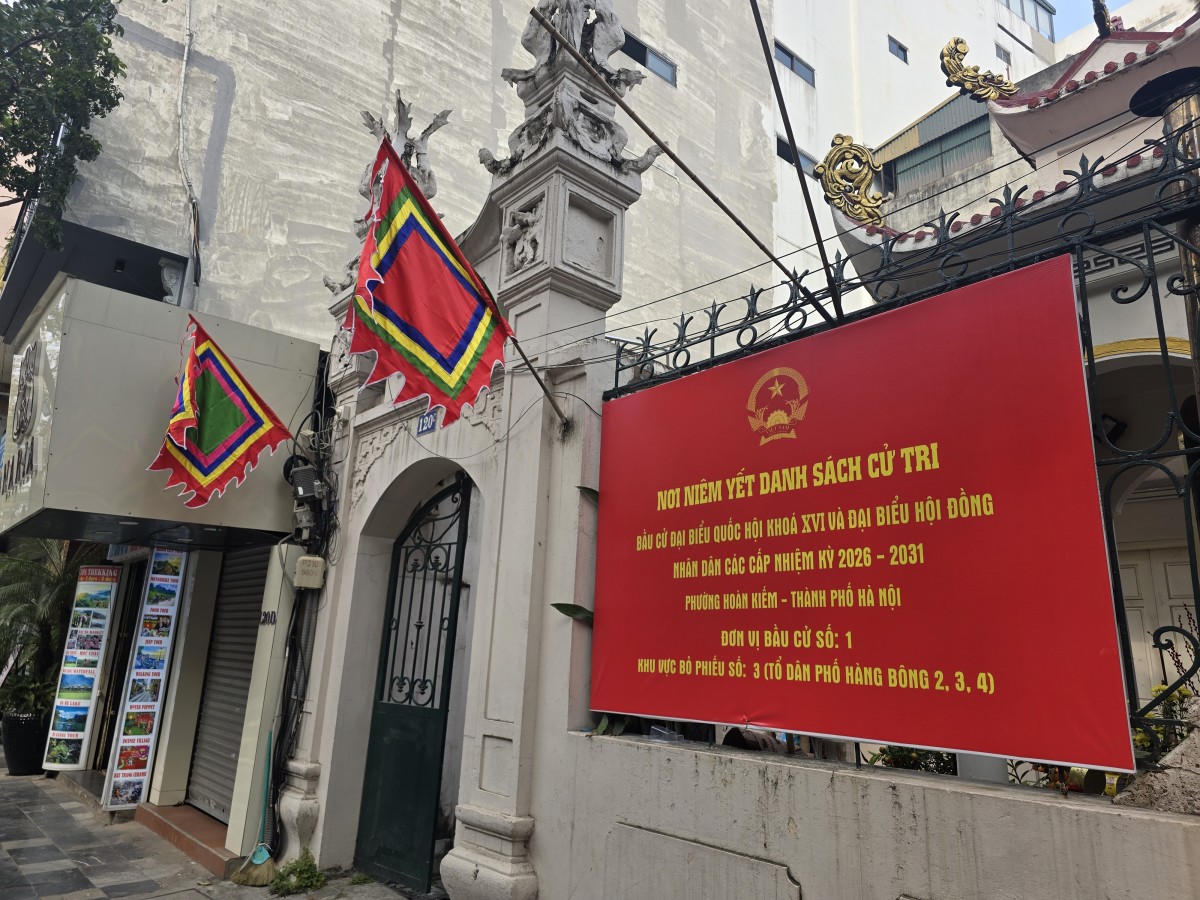 Hà Nội trang hoàng rực rỡ trước ngày hội lớn của toàn dân 15/3