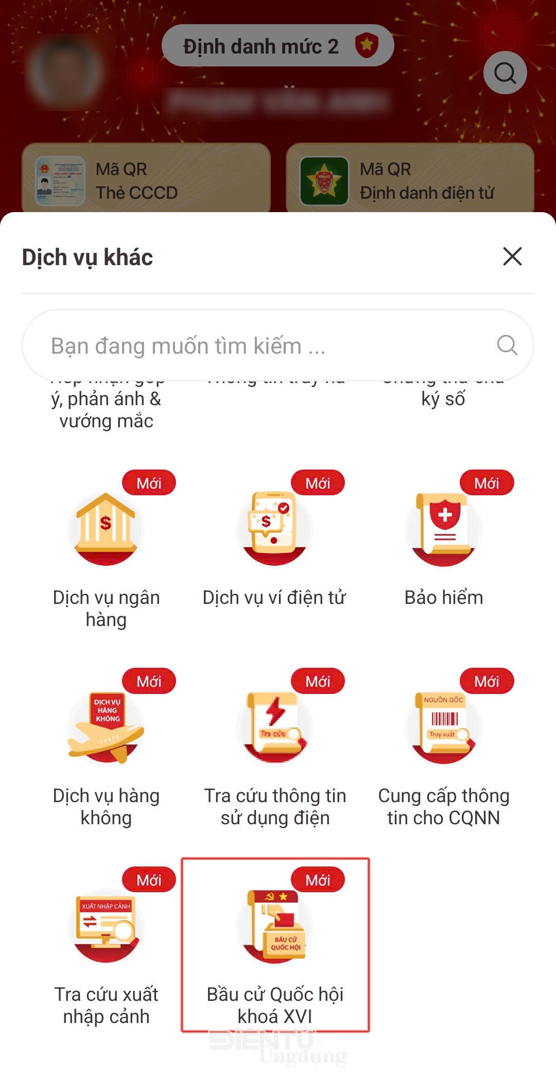 Bộ Công an hướng dẫn cử tri sử dụng VNeID hỗ trợ bầu cử Quốc hội