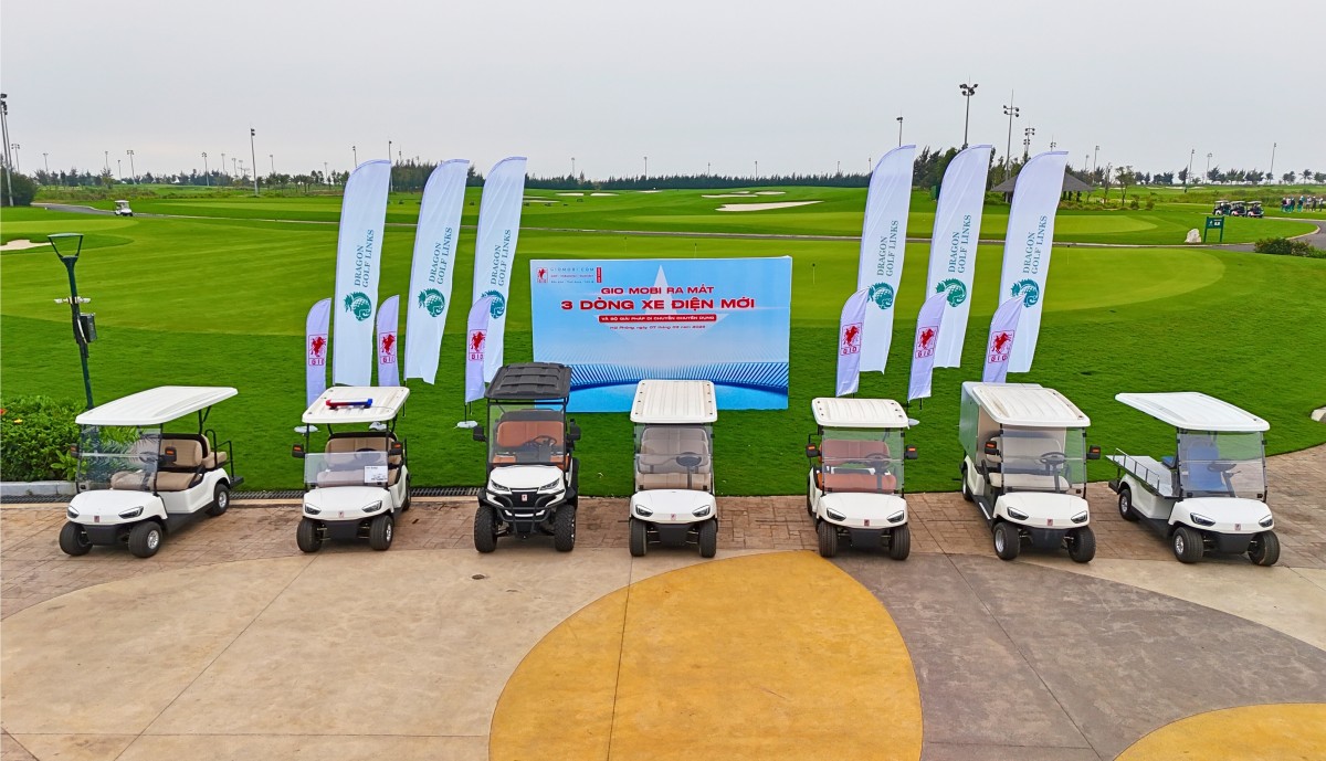 GIO MOBI ra mắt 3 dòng xe điện nội khu sản xuất tại Việt Nam