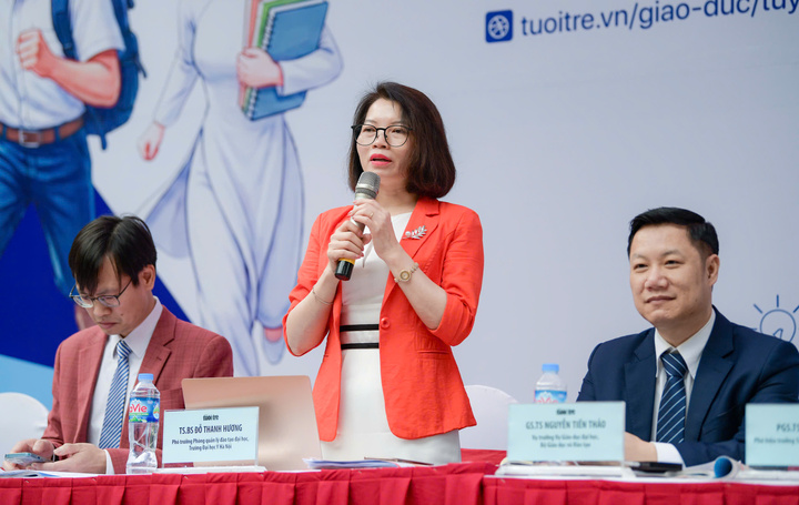 TS.BS Đỗ Thanh Hương, Phó trưởng phòng Quản lý Đào tạo Trường Đại học Y Hà Nội, chia sẻ tại 