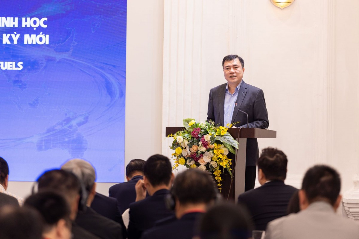 Thứ trưởng Bộ Công Thương Nguyễn Sinh Nhật Tân tham dự hội nghị. (Ảnh: Bộ Công Thương)