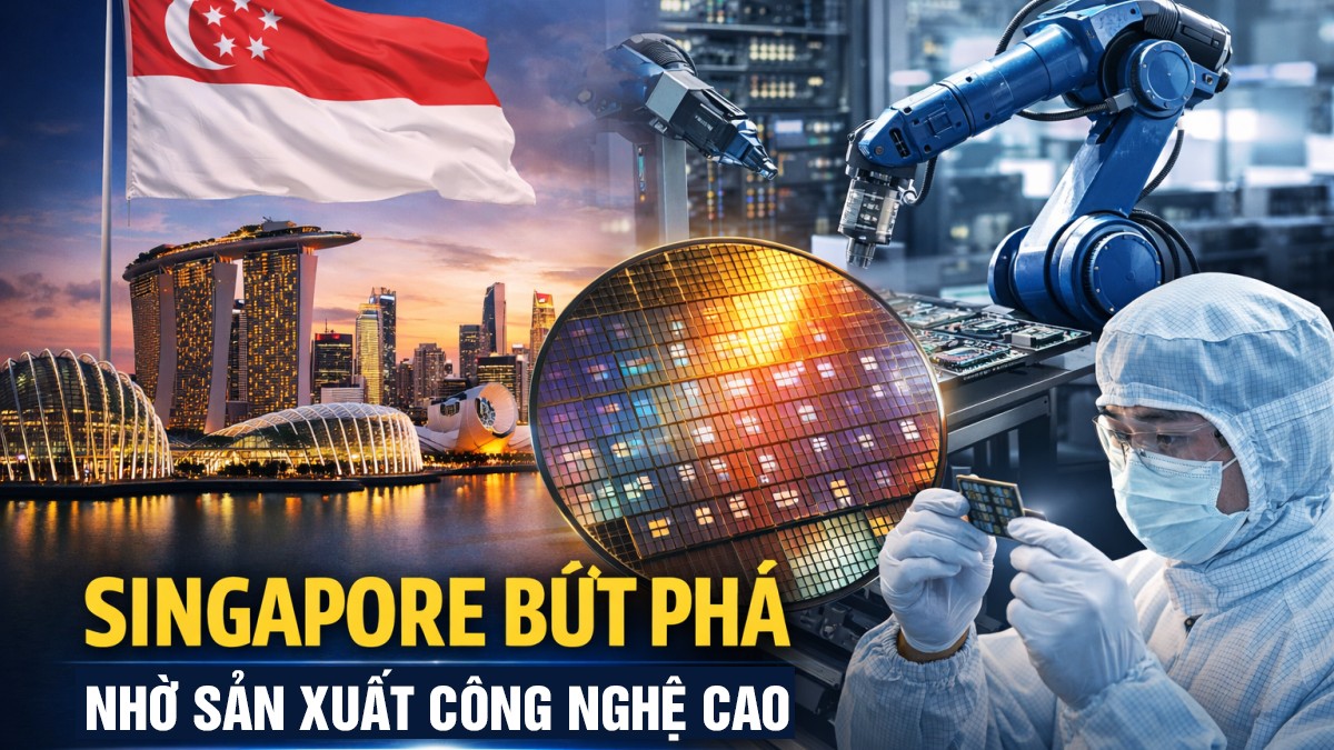 Sản xuất tiên tiến giúp Singapore bứt phá, vượt xa dự báo tăng trưởng