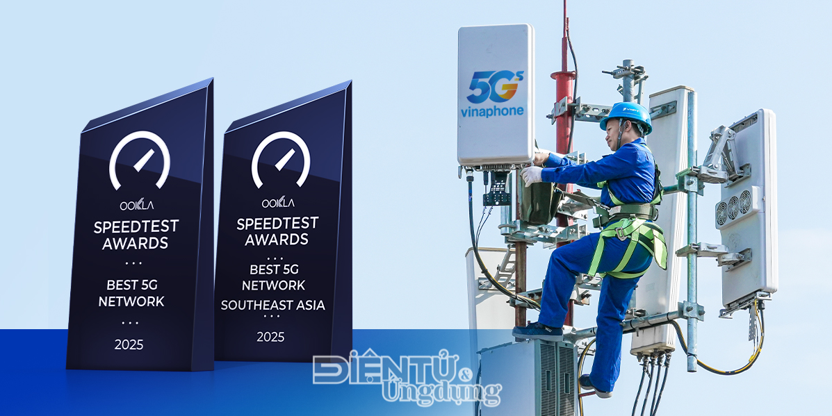 VinaPhone vinh danh là “Nhà mạng 5G tốt nhất Việt Nam và Đông Nam Á”