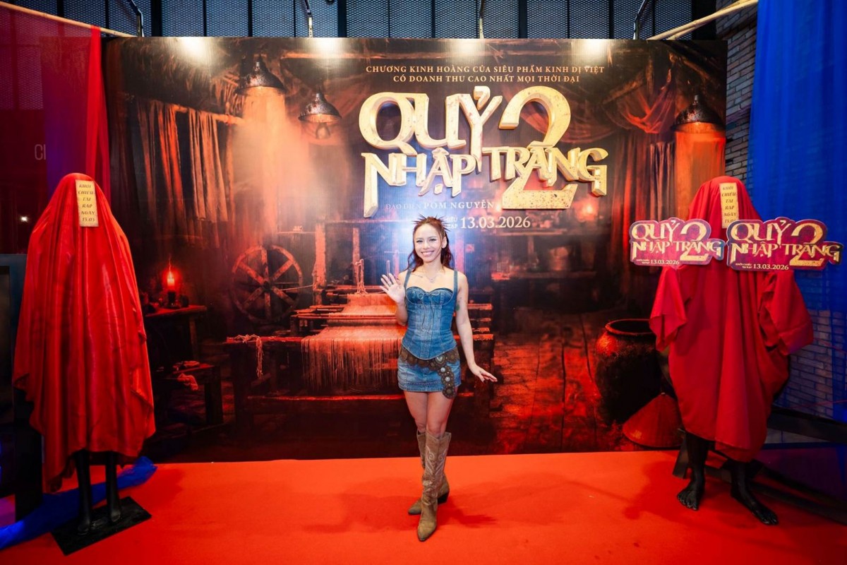 Dàn sao Việt hội tụ tại thảm đỏ ra mắt phim kinh dị 'Quỷ Nhập Tràng 2'