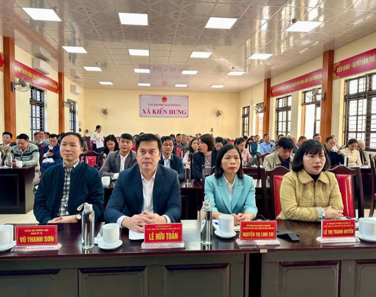 Xã Kiến Hưng (Hải Phòng) chuẩn bị tốt nhất cho công tác bầu cử đại biểu Quốc hội khóa XVI và đại biểu HĐND các cấp nhiệm kỳ 2026-2031