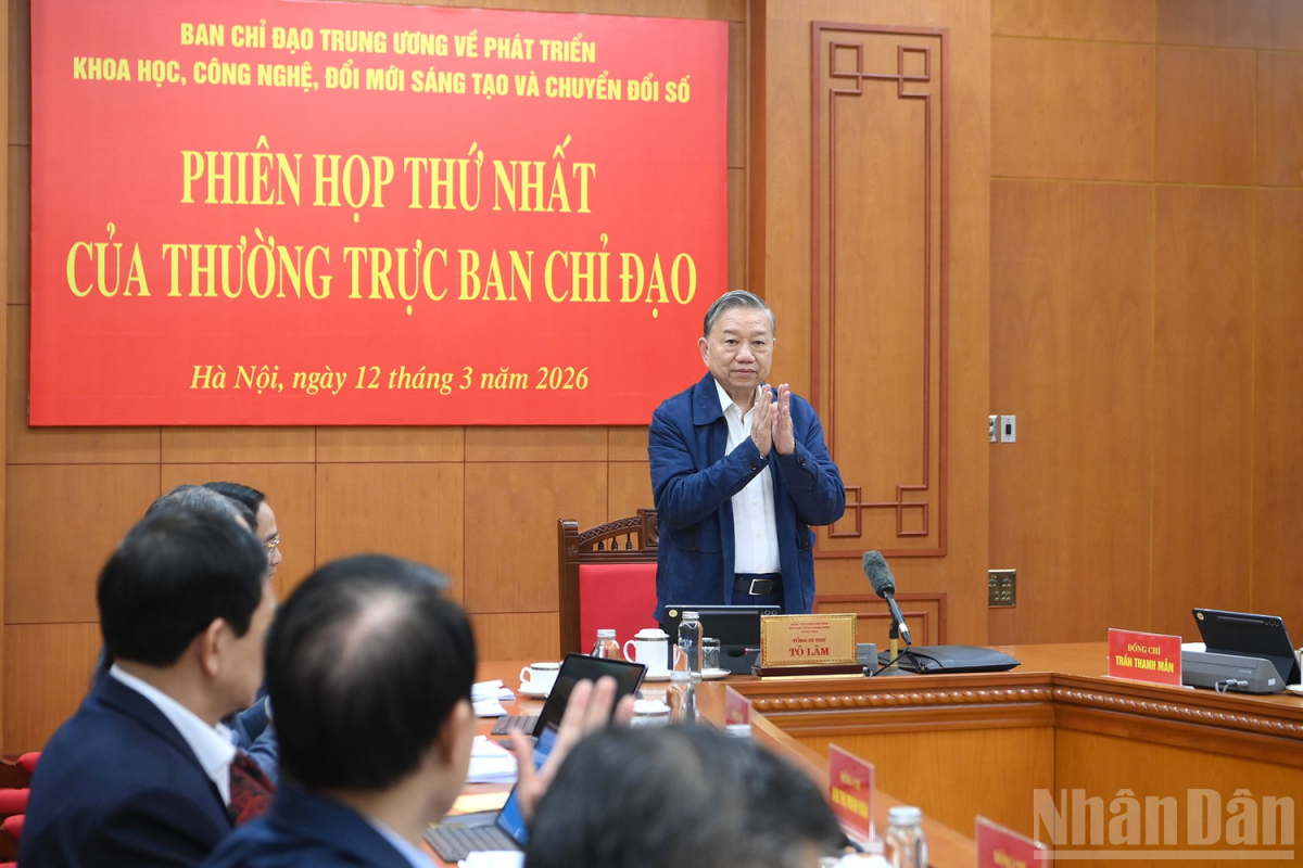 Tổng Bí thư Tô Lâm: Triển khai quyết liệt Nghị quyết 57 để phát triển công nghệ chiến lược