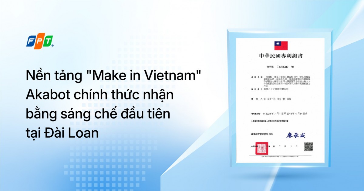 Nền tảng AI Việt Nam do FPT phát triển nhận bằng sáng chế quốc tế. Ảnh: FPT